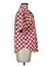 BDG Checkered-gingham Red Short Sleeve Blouse Size M - photo 4