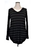 Shiela Rose Black Long Sleeve Top Size XL - photo 1