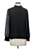 J.Crew 100% Polyester Black Long Sleeve Blouse Size S - photo 1