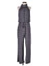 En Focus Studio Polka Dots Gray Jumpsuit Size 12 - photo 1