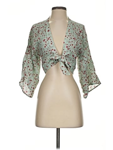 Blue Life 3/4 Sleeve Blouse (view 1)