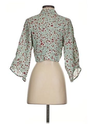 Blue Life 3/4 Sleeve Blouse (view 2)