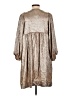 Umgee Metallic Silver Casual Dress Size L - photo 2
