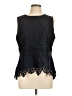 Ann Taylor Black Sleeveless Blouse Size L - photo 1