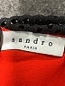 Sandro 100% Polyester Graphic Orange Cocktail Dress Size Med (2) - photo 7