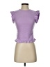 Express Purple Short Sleeve Top Size XS - photo 1