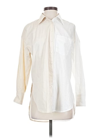 Maeve 3/4 Sleeve Button-Down Shirt (view 1)