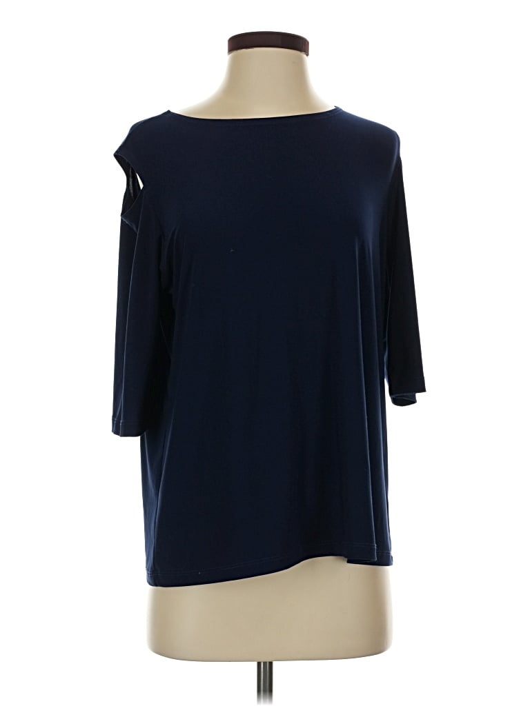 Pre-owned Clara Sun Woo 3/4 Sleeve T-shirt In Blue