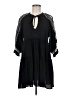 En Creme 100% Polyester Black Casual Dress Size M - photo 1