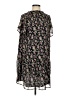 Ann Taylor LOFT 100% Polyester Floral Black Casual Dress Size S - photo 1