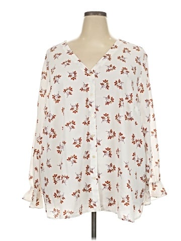 Ann Taylor LOFT 3/4 Sleeve Blouse (view 1)