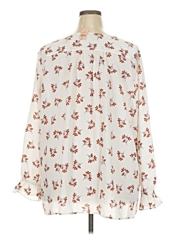 Ann Taylor LOFT 3/4 Sleeve Blouse (view 2)