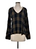 Cloth & Stone Black Long Sleeve Blouse Size S - photo 1
