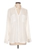 Express 100% Polyester Ivory Long Sleeve Blouse Size L - photo 1
