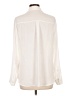 Express 100% Polyester Ivory Long Sleeve Blouse Size L - photo 2