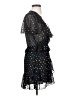 Blue Life 100% Polyester Stars Black Cocktail Dress Size S - photo 4