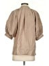 3.1 Phillip Lim Tan 3/4 Sleeve Button-Down Shirt Size 2 - photo 2