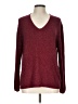 St. John Burgundy Pullover Sweater Size L - photo 1