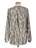 West Kei 100% Polyester Gray Long Sleeve Blouse Size L - photo 2