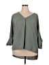 Unbranded Gray 3/4 Sleeve Blouse Size XXL - photo 1
