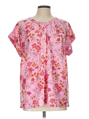 Ann Taylor LOFT Short Sleeve T-Shirt (view 1)