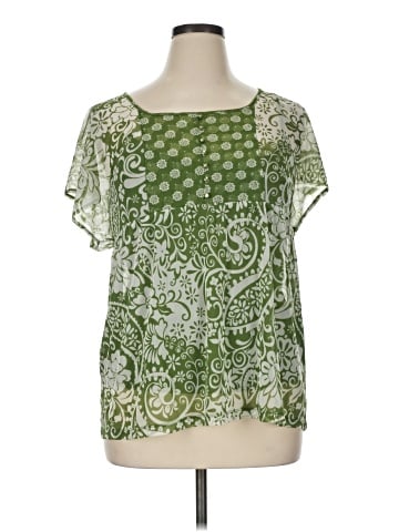 Apt. 9 Short Sleeve Blouse (view 1)
