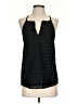 Athleta 100% Polyester Black Sleeveless Blouse Size XXS - photo 1