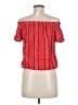 Twine & String 100% Rayon Red Short Sleeve Blouse Size M - photo 2