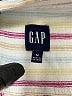 Gap Stripes Ivory Long Sleeve Button-Down Shirt Size M - photo 7