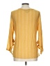 W5 Yellow 3/4 Sleeve Blouse Size L - photo 2