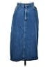 L.L.Bean Blue Denim Skirt Size 24 waist (estimated) - photo 1