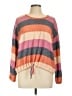 Truself Stripes Orange Pullover Sweater Size XL - photo 1