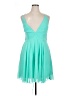 ASOS 100% Polyester Teal Cocktail Dress Size 14 - photo 1