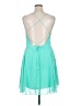 ASOS 100% Polyester Teal Cocktail Dress Size 14 - photo 2