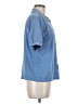 Talbots 100% Cotton Blue Short Sleeve Blouse Size M (petite) - photo 4