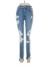 Express Hearts Blue Jeans Size 6 - photo 1