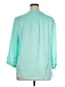 Vince Camuto 100% Polyester Teal 3/4 Sleeve Blouse Size XL - photo 2