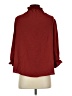 Reba 100% Polyester Burgundy Long Sleeve Blouse Size S - photo 2