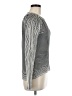Limited Edition Stripes Silver Turtleneck Sweater Size 10 - photo 4
