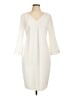 Calvin Klein Ivory Casual Dress Size 12 - photo 1