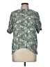 H&M Paisley Green Short Sleeve Blouse Size 6 - photo 1