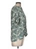 H&M Paisley Green Short Sleeve Blouse Size 6 - photo 4