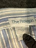The Paragon Stripes Blue 3/4 Sleeve Button-Down Shirt Size L - photo 7