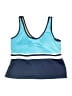 L.L.Bean Color Block Blue Swimsuit Top Size 18WR - photo 1