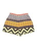 Sanctuary 100% Polyester Chevron-herringbone Yellow Shorts Size S - photo 1