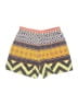 Sanctuary 100% Polyester Chevron-herringbone Yellow Shorts Size S - photo 2