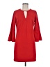 Express Solid Red Casual Dress Size M - photo 1
