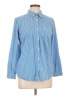 White Stag Checkered-gingham Blue Long Sleeve Button-Down Shirt Size 12 - photo 1