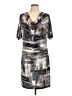 Komarov Graphic Gray Casual Dress Size Lg (3) - photo 1
