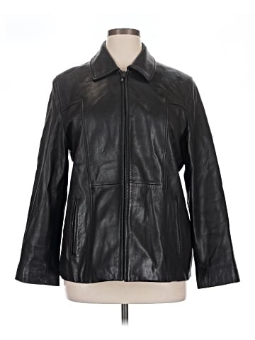 Liz Claiborne Leather Jacket (view 1)